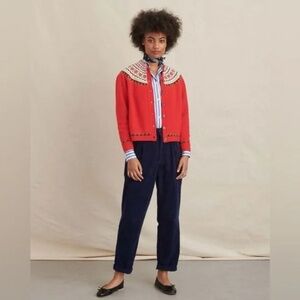 Hilde Fair Isle Merino Wool Cardigan